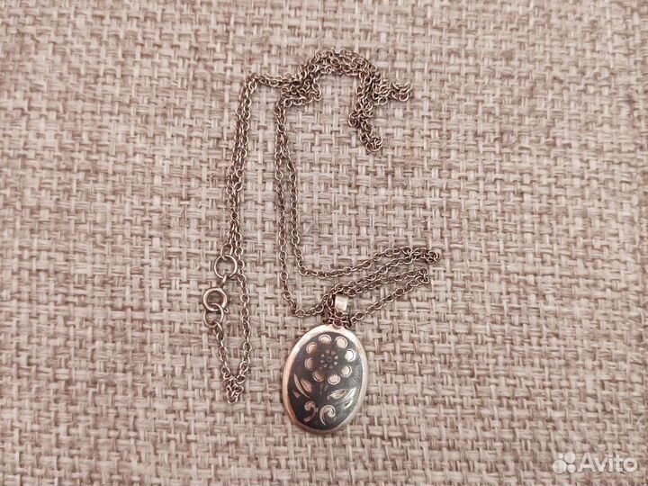 Кулон серебро СССР