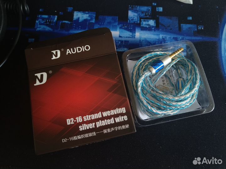 Наушники KZ Castor harman гарнитура 3.5 4.4