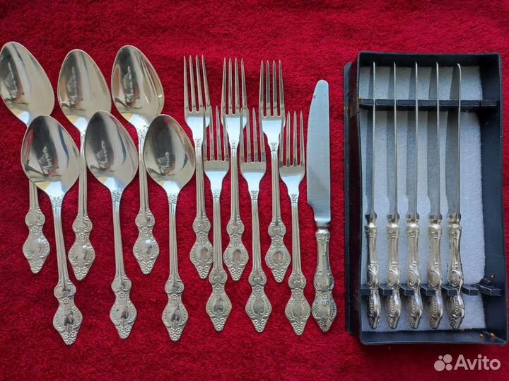 Ложки вилки мельхиор