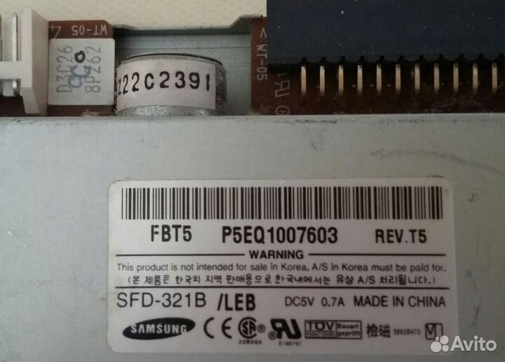 Флоппи-дисковод Samsung SFD-321B