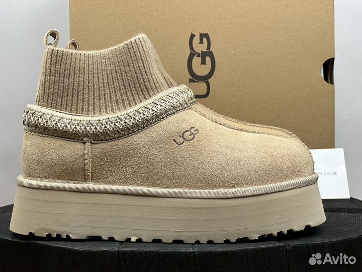 Угги UGG Tazz Knit Sand