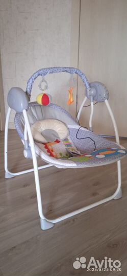 Детские электронные качели для новорожденных