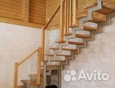 Сварной Каркас Забежной Лестницы на Дачу