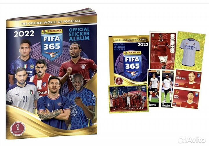 Коллекционные наклейки Panini fifa 365 2022 по1шт