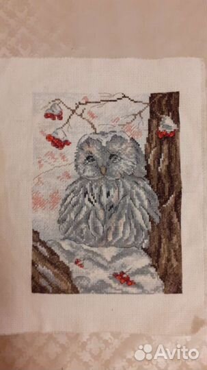 Вышивка крестом на ткани готовая