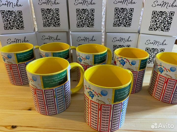 Печать на кружках подарки на выпускной
