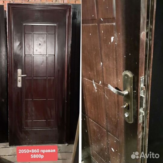 Входные металлические двери б/у и новые