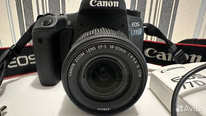 Зеркальный фотоаппарат canon eos 77d