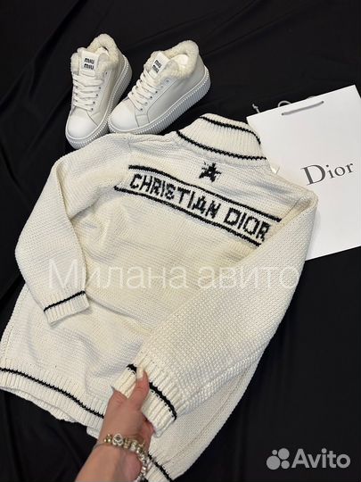 Кардиган свитер christian dior женский