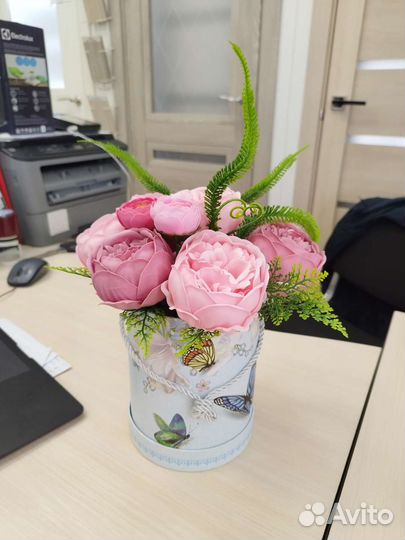 Цветы из мыла