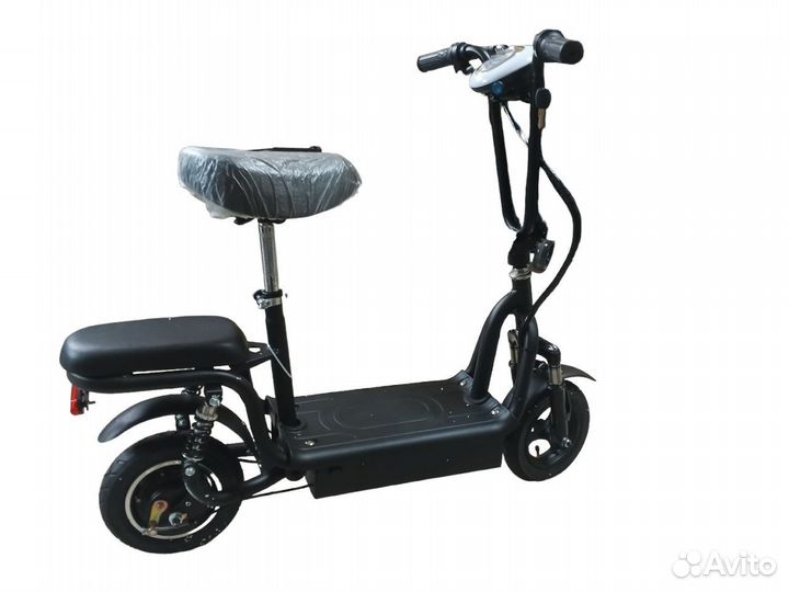 Электроcамокат GT C1, черный, корзина, 2 места