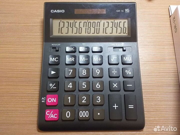 Калькулятор Casio GR-16