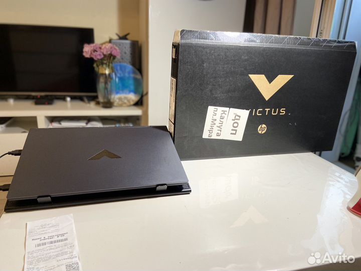 Ноутбук HP victus 16 Ryzen5 5600/SSD512/RTX3060