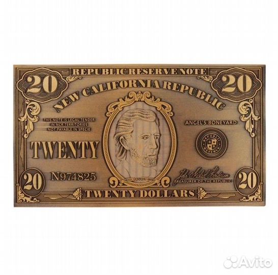 Металлический Билет Fallout New Vegas