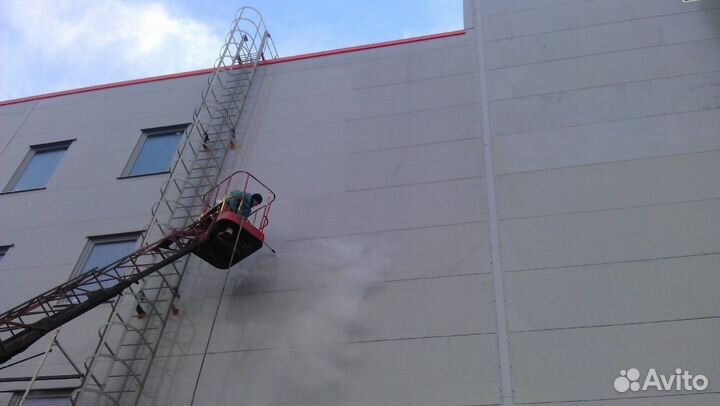 Мойка окон. фасада. послестрой. клининг