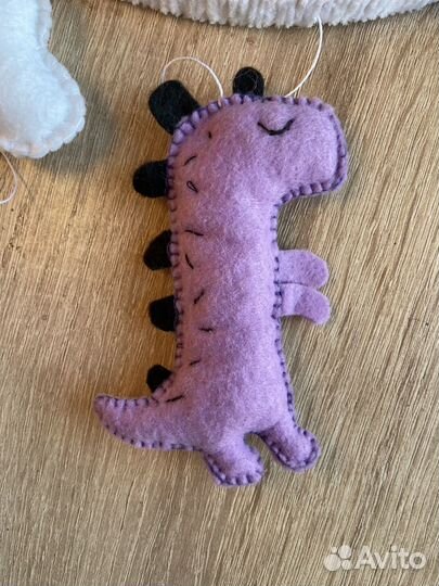 Мобиль в кроватку из фетра 