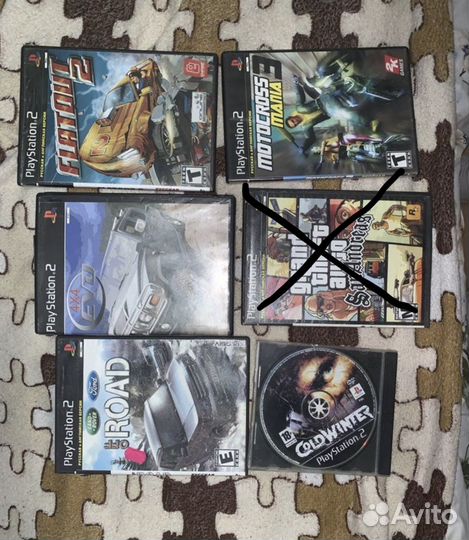 Игровые диски на ps2