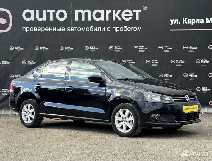 Volkswagen Polo 1.6 AT, 2014, 163 800 км
