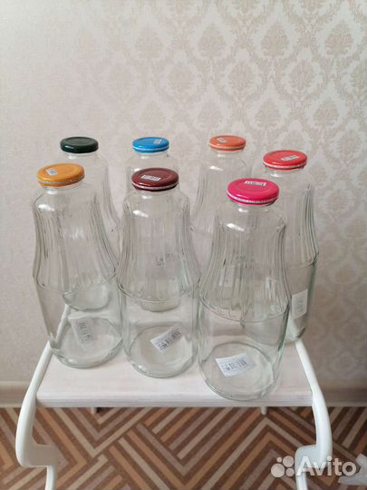 Стеклянная бутылка 1 л