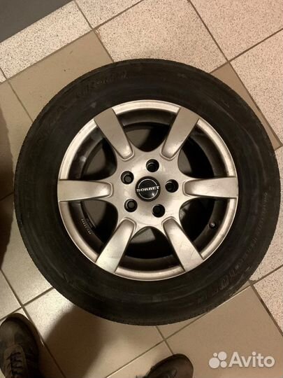 Колёса 15R, 65 1 5 x 110 мм, Borbet с Bridgestone