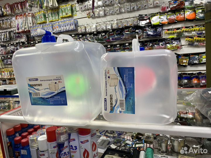 Канистра складная для воды 10л и 20л