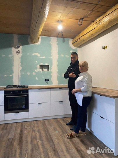 Кухня на заказ с установкой