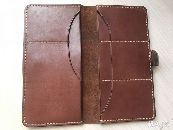 Кожаный кошелек, клатч, портмоне