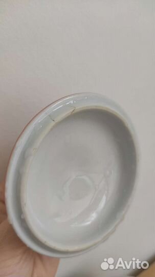 Сахарница СССР ручная роспись клеймо