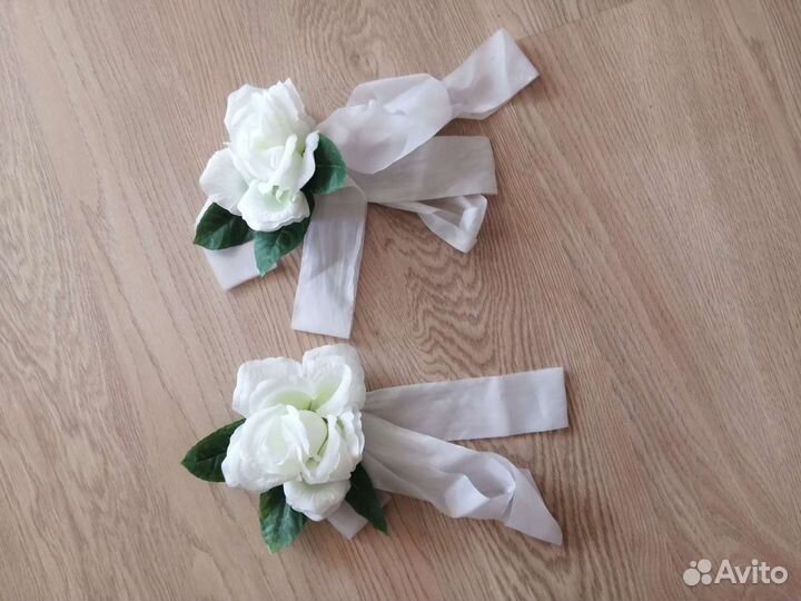 Свадебные украшения на машину напрокат