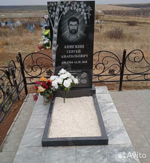 Памятники из гранита и мрамора Изготовление