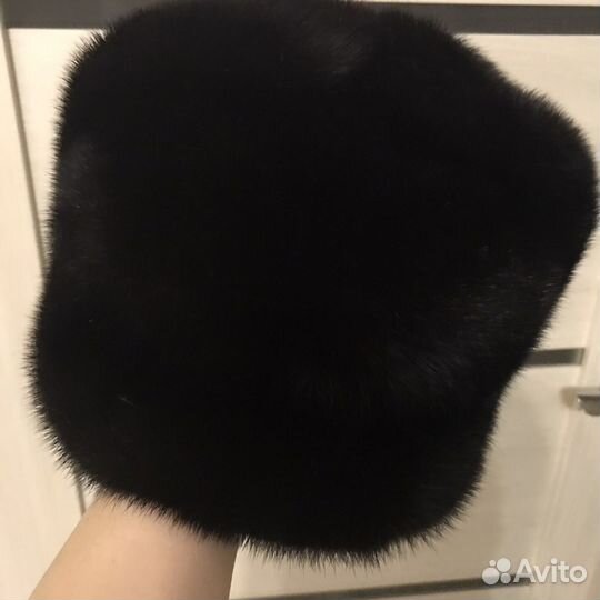 Норковая шапка мужская