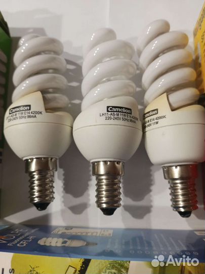 Лампочки рабочие б/у одним пакетом