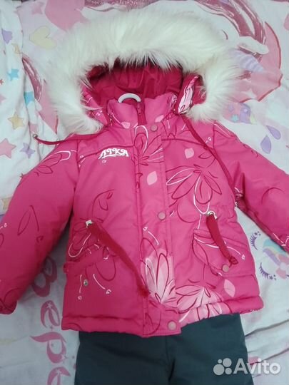 Зимний костюм, 80размер состояние хорошее