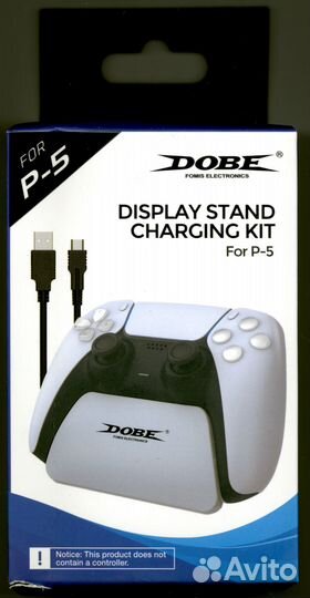 PS5 Зарядная станция для беспроводного джойстика