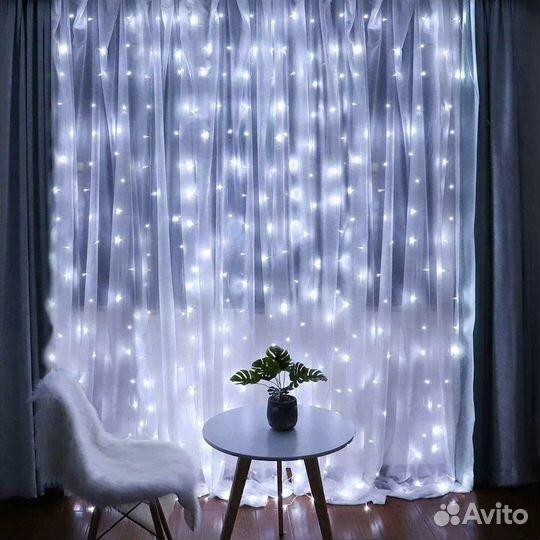 Гирлянда штора