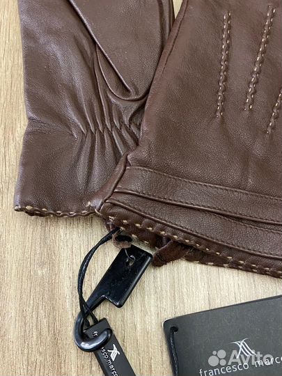 Перчатки женские кожаные