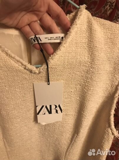 Платье Zara миди с биркой