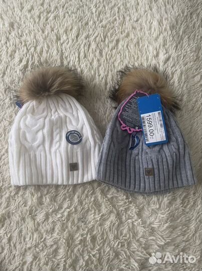 Шапка зимняя для девочки 54 56