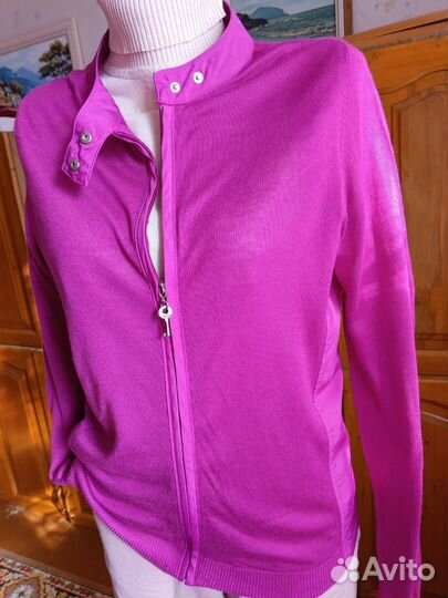 Пайта, кофта, трикотаж с вставками, 48