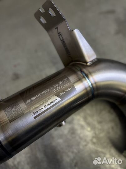 Даунпайп CLA45S M139 2018-2021