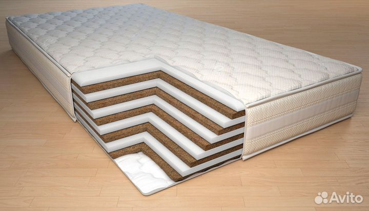 Матрас 140х200 жесткий