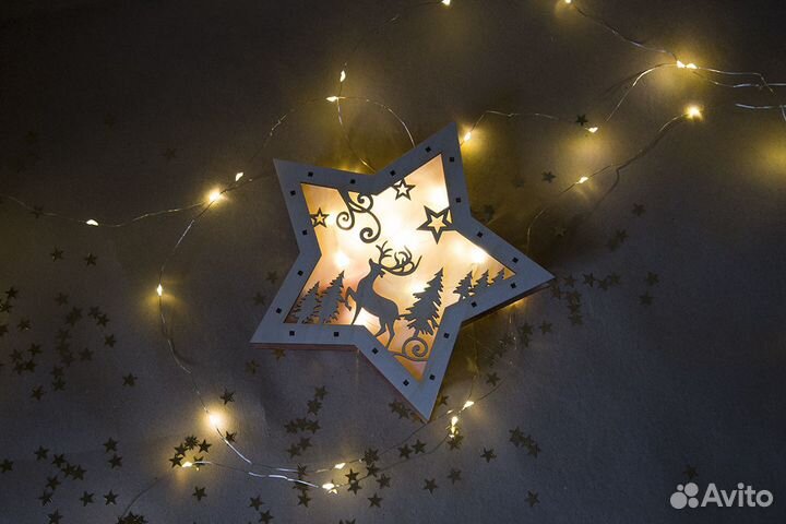 Ночник из фанеры 