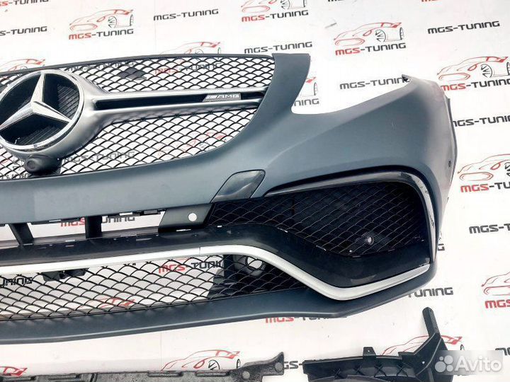 Передний бампер GLE63 AMG Mercedes GLE-coupe C292