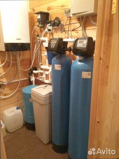 Система очистки воды из скважины для производства