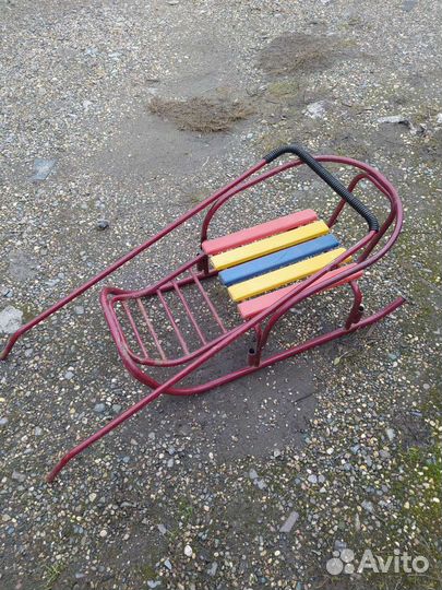 Детские зимние санки