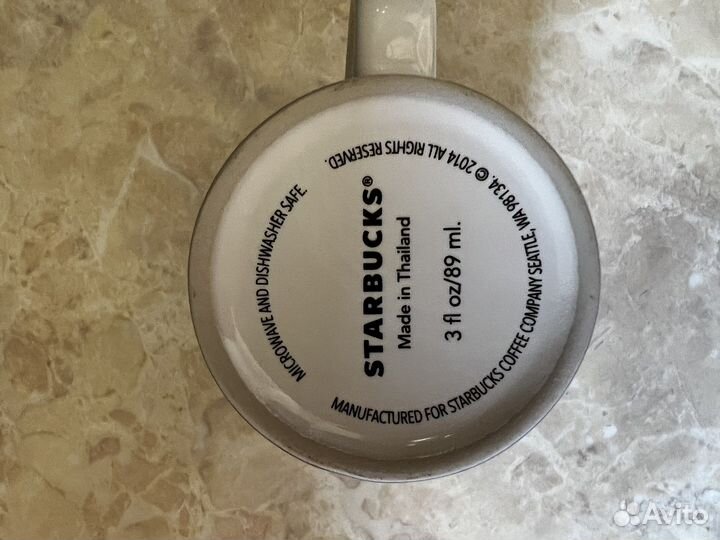 Кружка starbucks 89 ml коллекционная