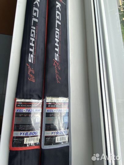 K g lights major craft kgl-782L и kgl-t802M