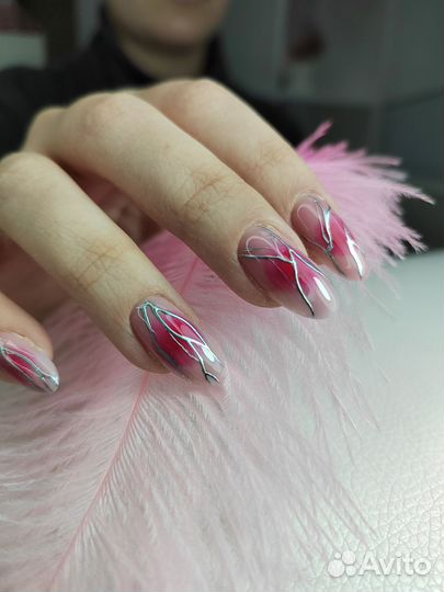 Маникюр с покрытием. Наращивание ногтей