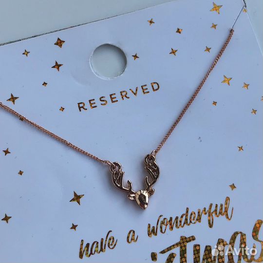 Подвеска олень reserved