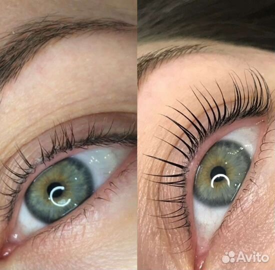 Ламинирование ресниц, ботокс, вельвет